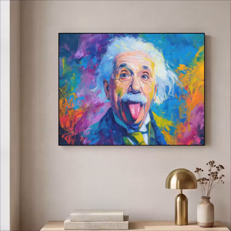 Art Frame - Oude man - Expressief - Kleurrijk — 3