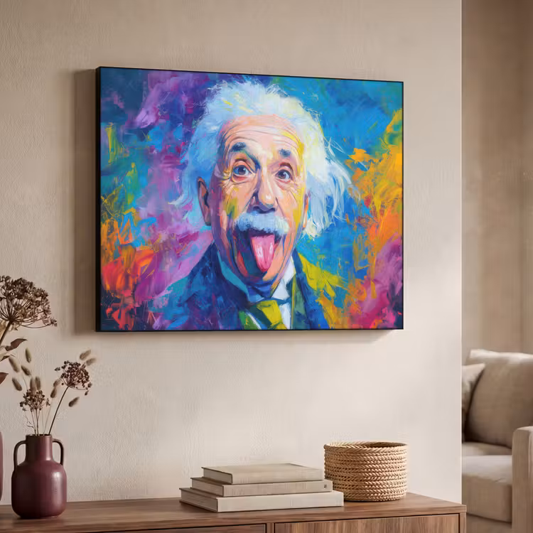 Art Frame - Oude man - Expressief - Kleurrijk — 4