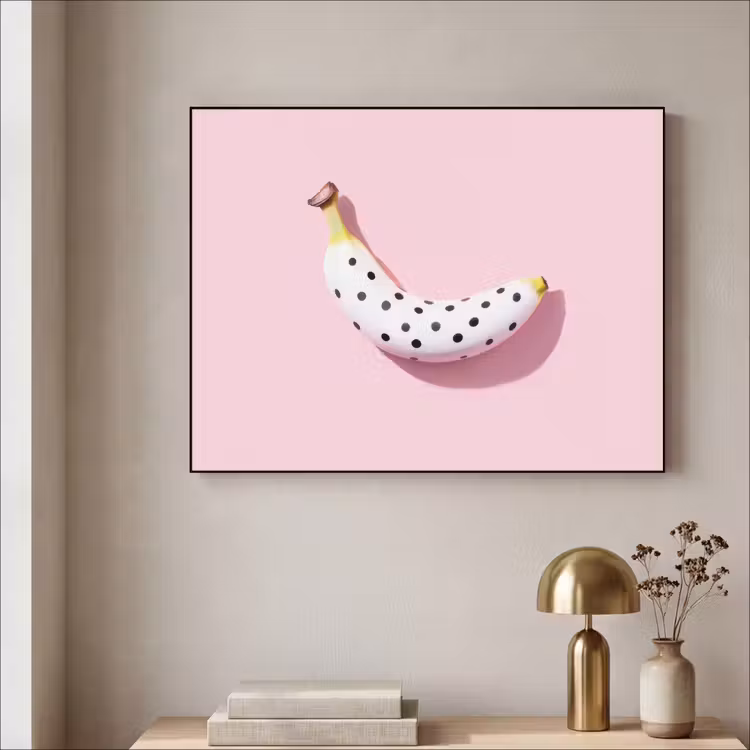 Art Frame - Banaan - Stippen - roze — 3