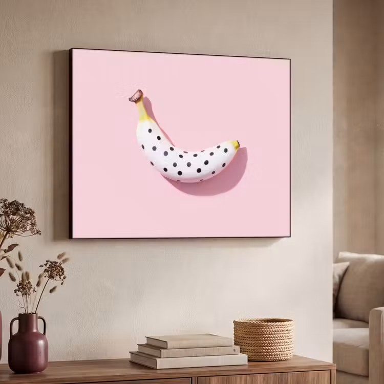 Art Frame - Banaan - Stippen - roze — 4