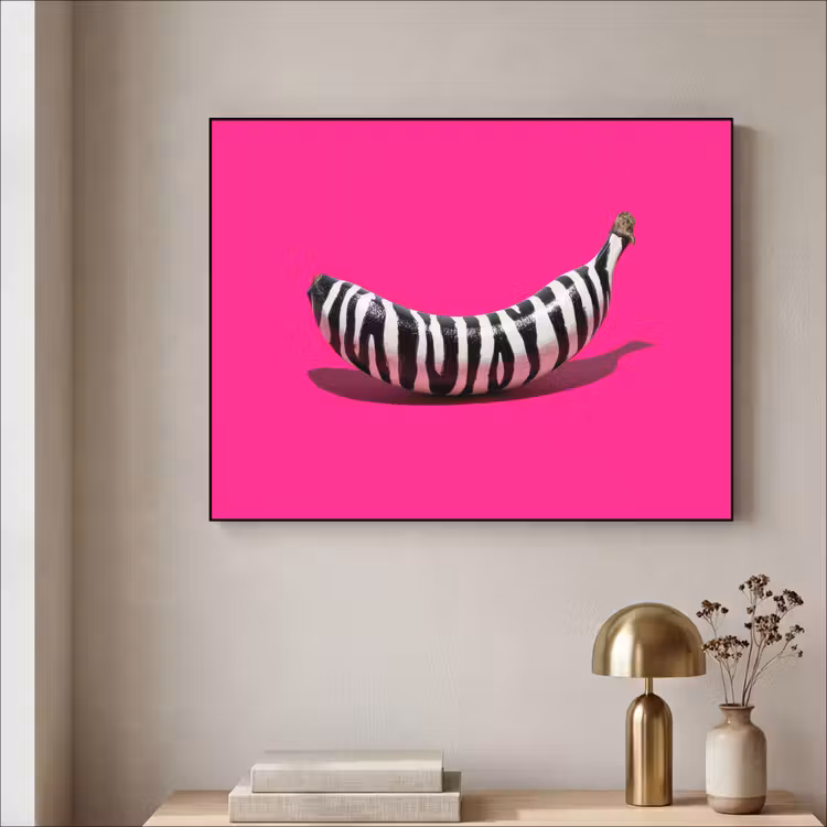 Art Frame - Banaan - Zebraprint - Roze — 3