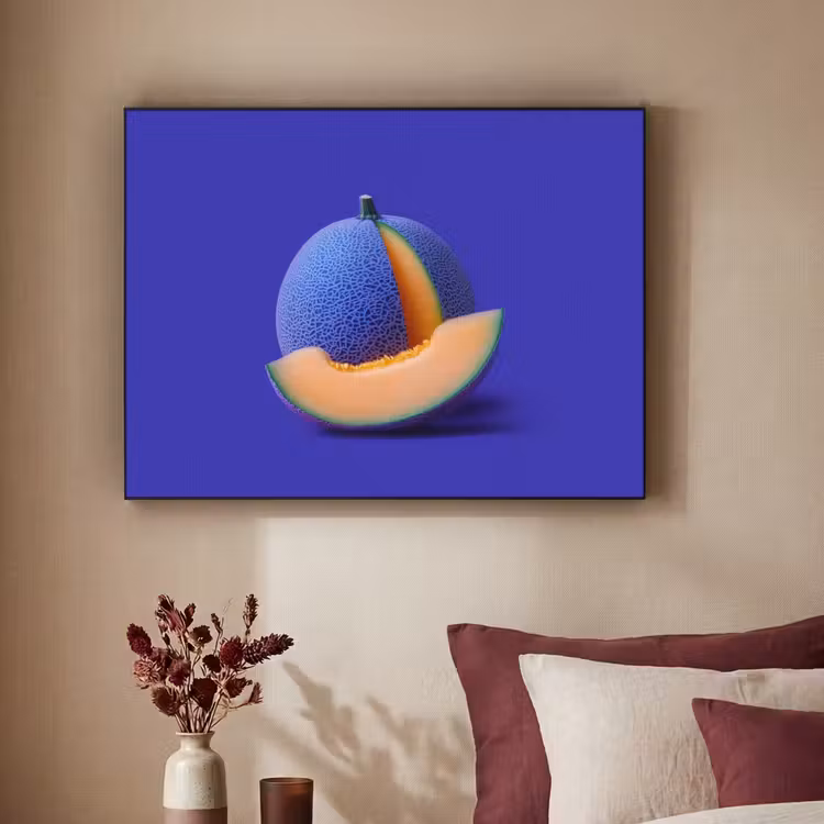 Art Frame - Meloen - Blauw - Oranje - Kunstzinnig — 2