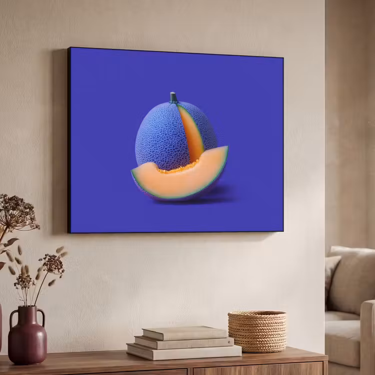 Art Frame - Meloen - Blauw - Oranje - Kunstzinnig — 4