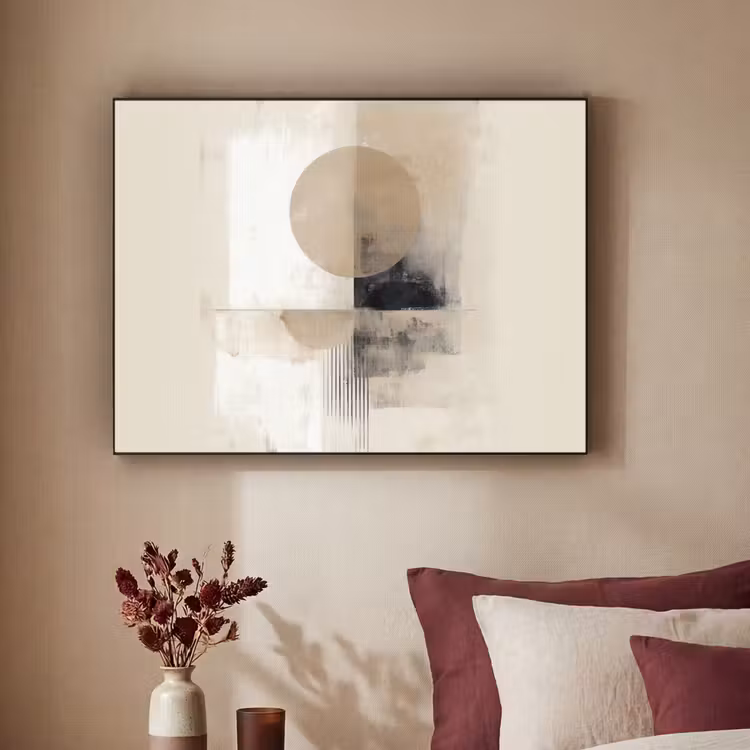 Art Frame - Cirkel - Compositie - Diepte - Beige — 2