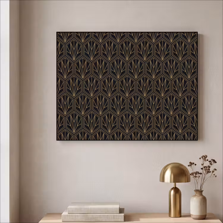 Art Frame - Goud - Zwart - Lijnen — 3