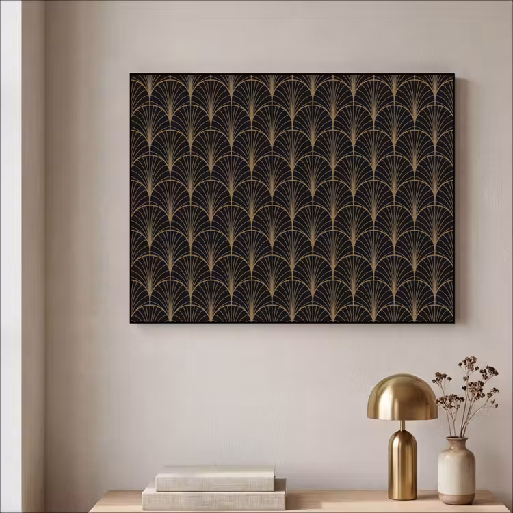 Art Frame - Gouden - Waaiers - Zwart — 3