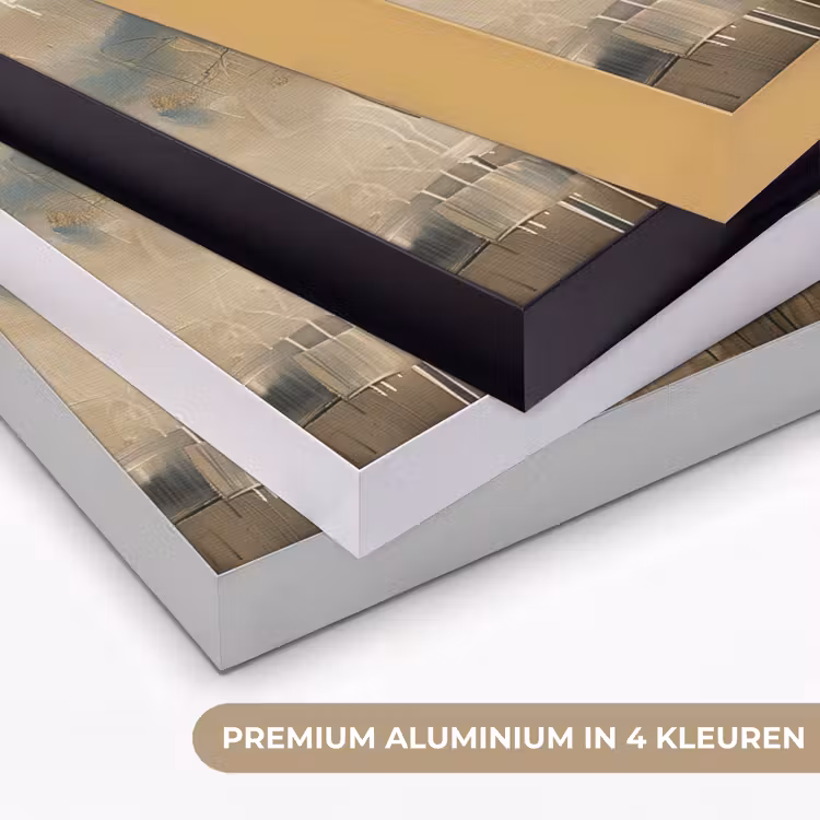 Art Frame - Beige - Abstract - Boom - Goud — 5