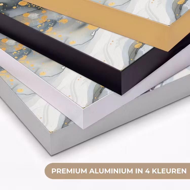 Art Frame - Boom - Modern - Abstract - Goud - Zwart - Wit — 5