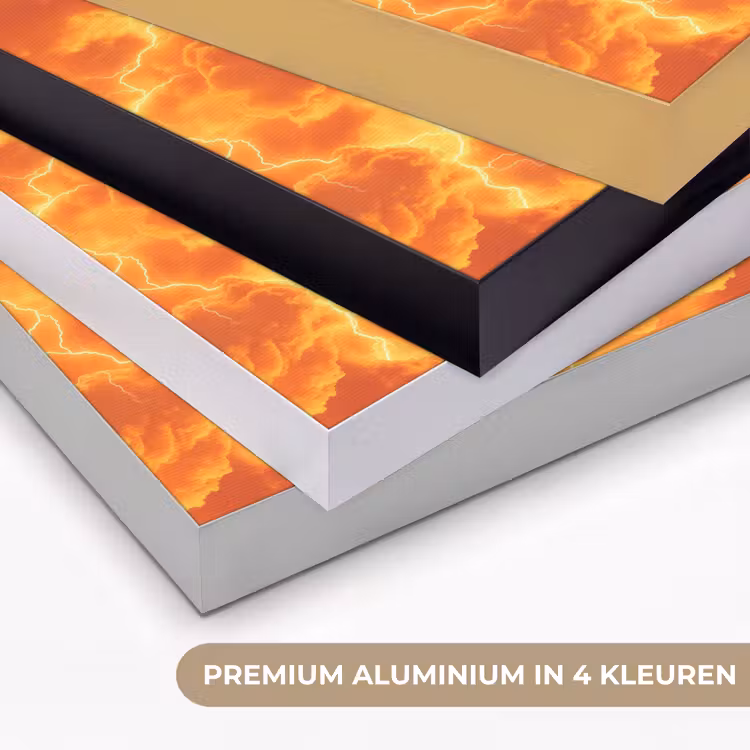 Art Frame - Bliksem - Storm - Oranje — 5