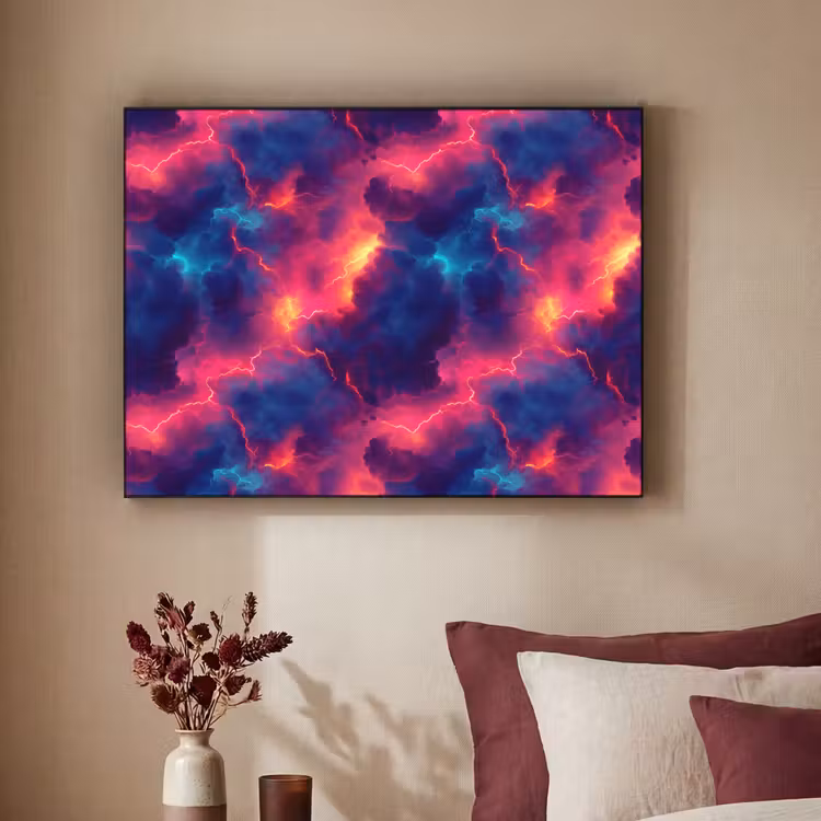 Art Frame - Bliksem - Wolken - Kleurenrijk — 2