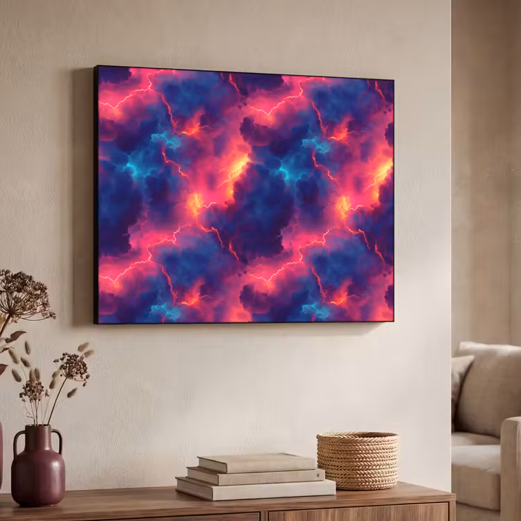 Art Frame - Bliksem - Wolken - Kleurenrijk — 4