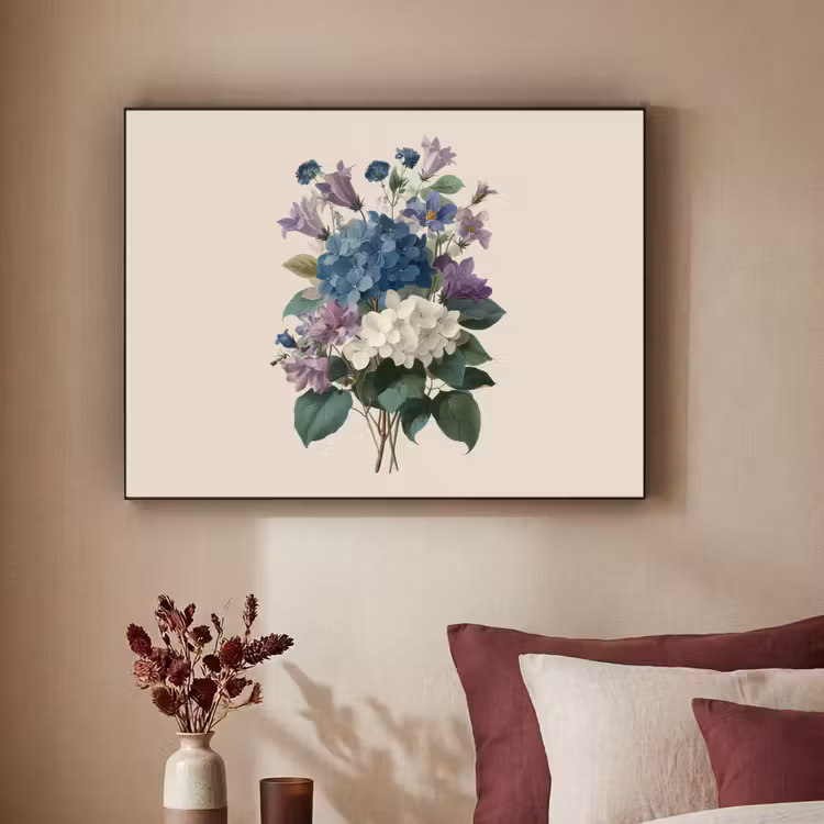 Art Frame - Bloemen - Gedetailleerd - Rust - Realistisch — 2