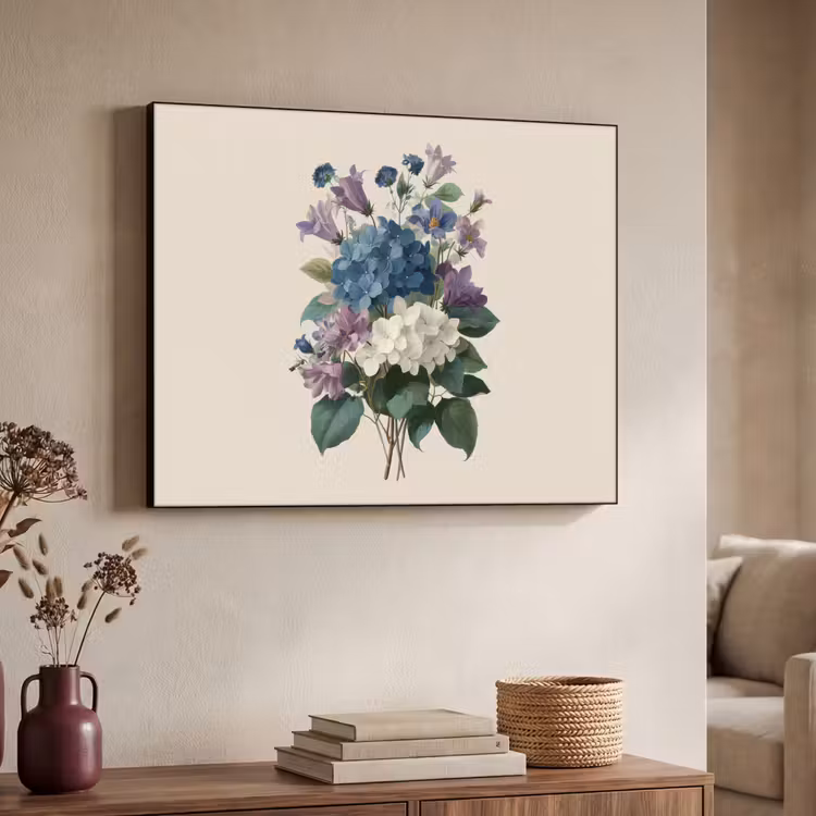 Art Frame - Bloemen - Gedetailleerd - Rust - Realistisch — 4