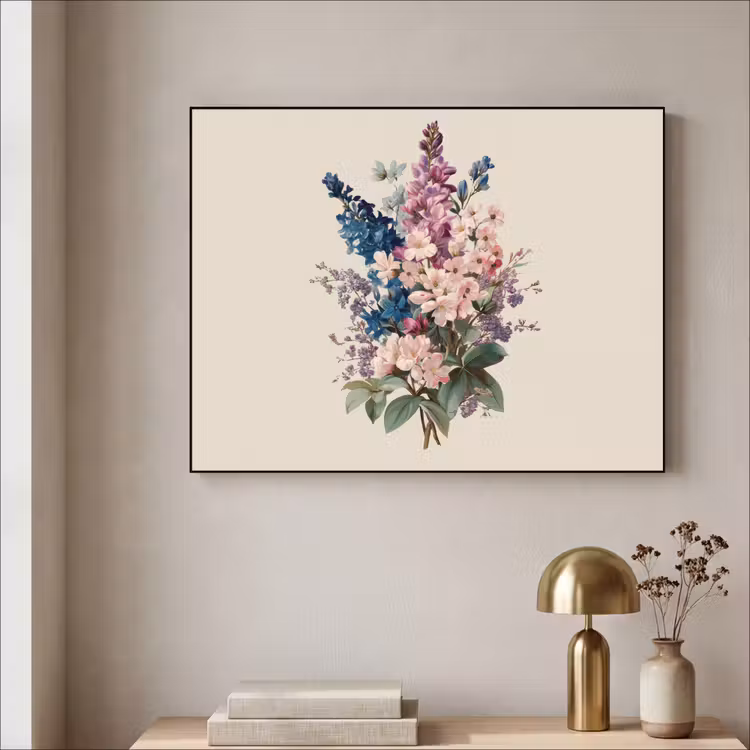 Art Frame - Boeket - Beige - Harmonieus - Subtiel — 3