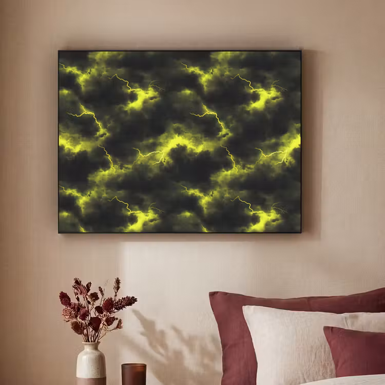 Art Frame - Geel - Storm - Wolken — 2