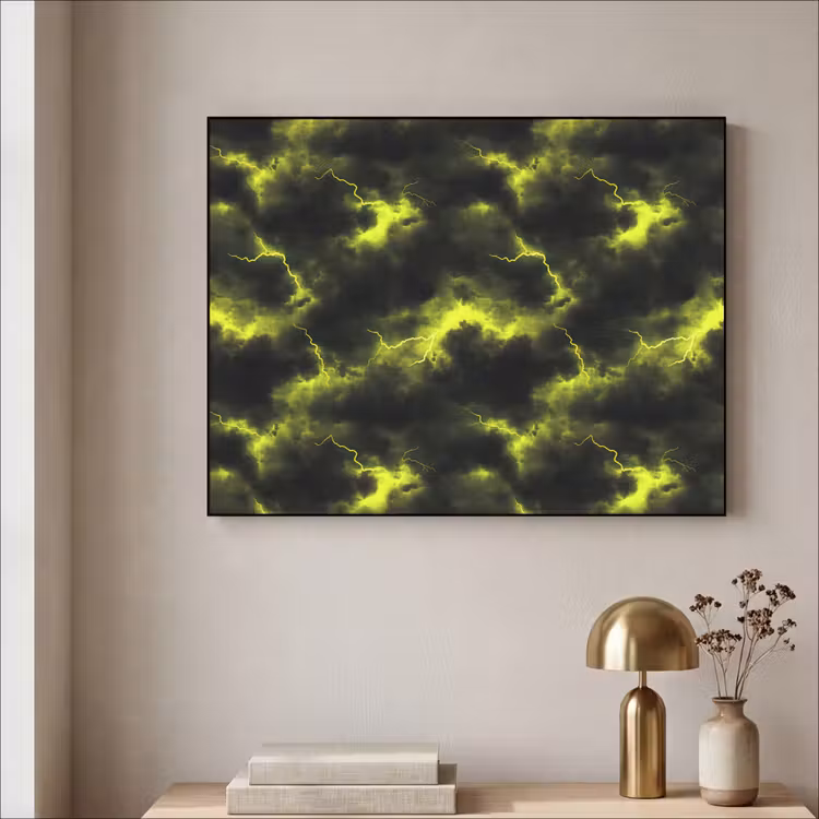 Art Frame - Geel - Storm - Wolken — 3