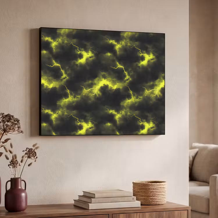 Art Frame - Geel - Storm - Wolken — 4