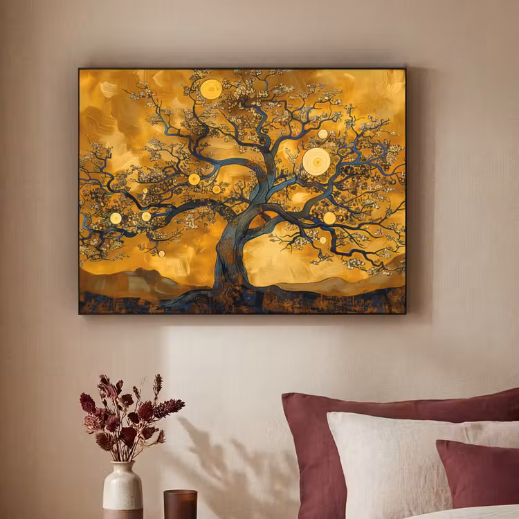 Art Frame - Boom - Levensboom - Abstract - Goud — 2