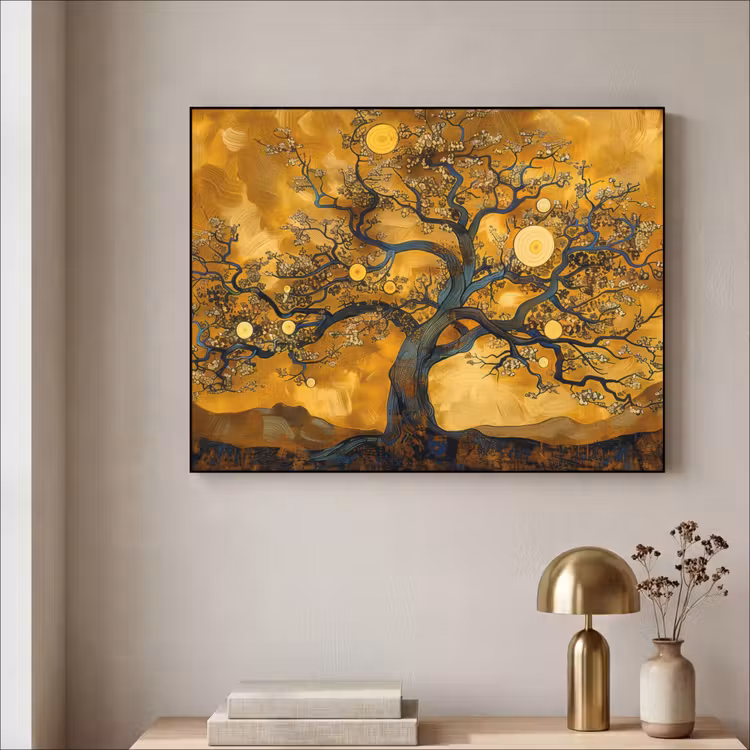 Art Frame - Boom - Levensboom - Abstract - Goud — 3