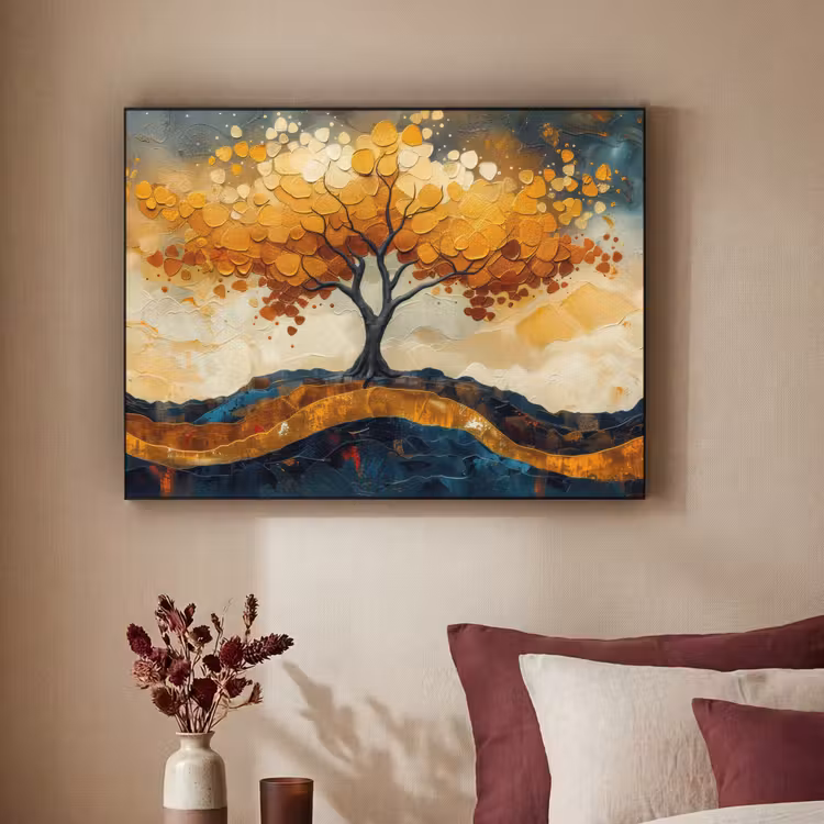 Art Frame - Boom - Natuur - Goud - Modern — 2