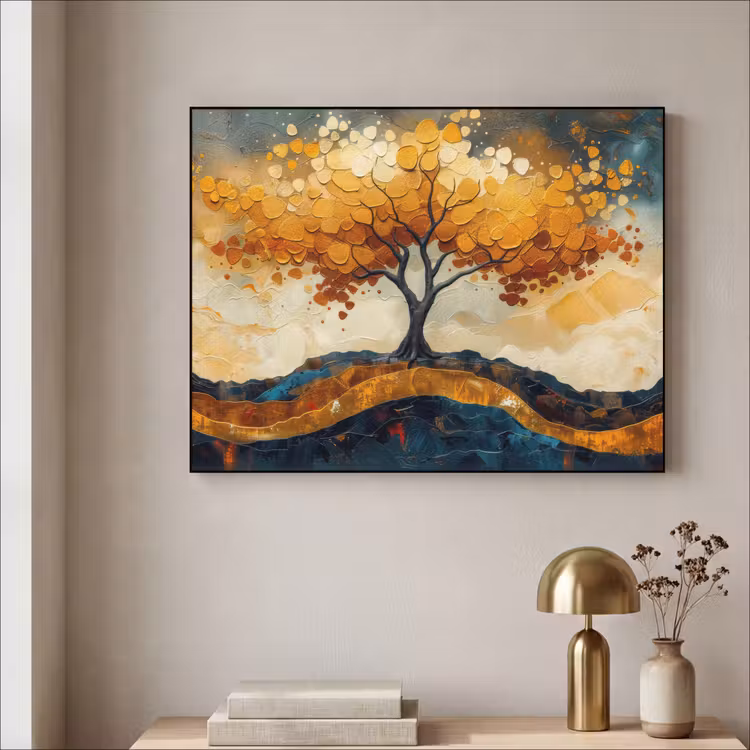 Art Frame - Boom - Natuur - Goud - Modern — 3