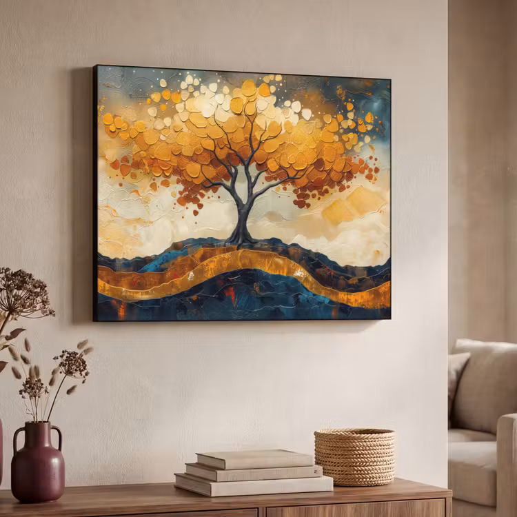 Art Frame - Boom - Natuur - Goud - Modern — 4
