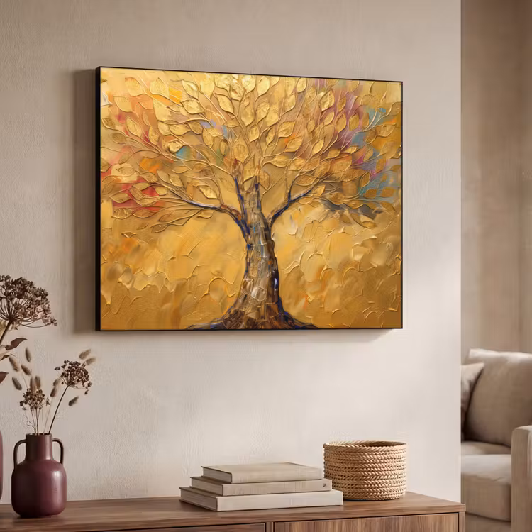 Art Frame - Goud - Boom - Abstract - Modern — 4