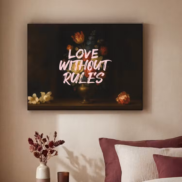Art Frame - Liefde - Modern - Bloemen — 2