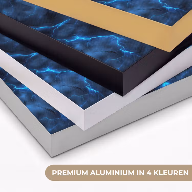 Art Frame - Donker - Blauw - Bliksem — 5