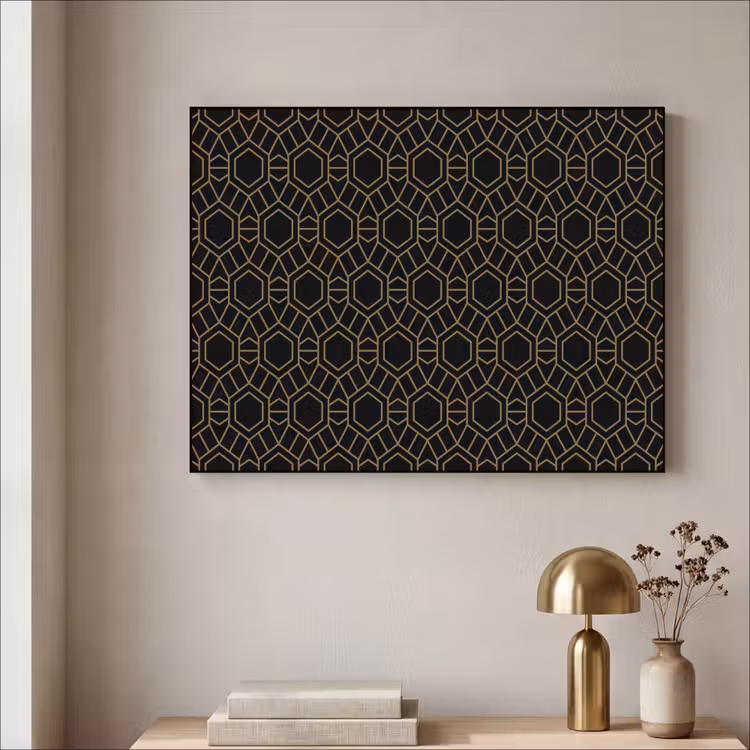 Art Frame - Goud - Zwart - Rozetstructuur — 3