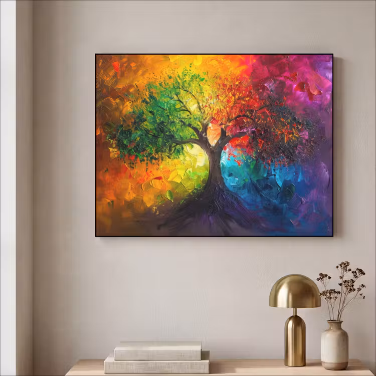 Art Frame - Boom - Kleurrijk - Modern - Abstract — 3