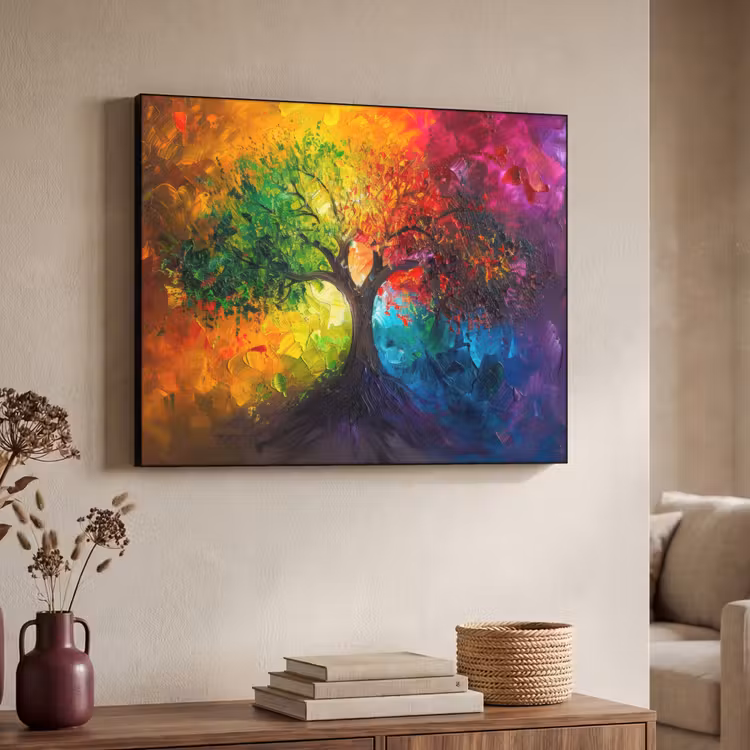 Art Frame - Boom - Kleurrijk - Modern - Abstract — 4