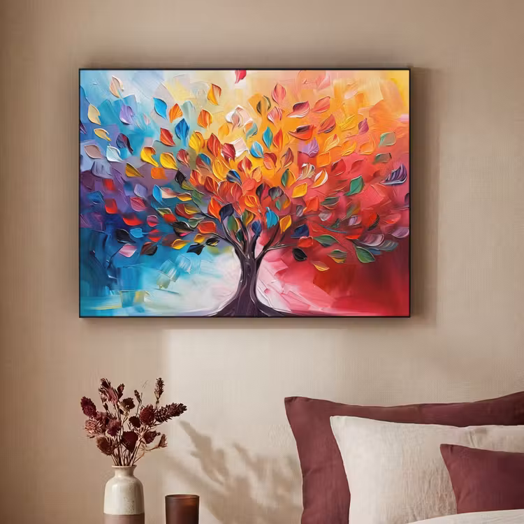 Art Frame - Boom - Levensboom - Kleurrijk - Abstract — 2