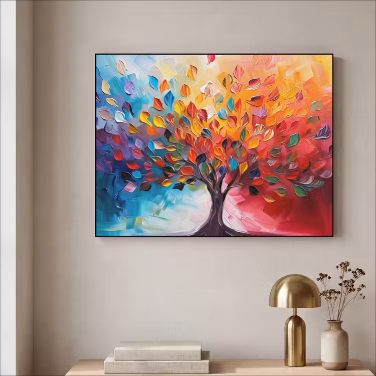 Art Frame - Boom - Levensboom - Kleurrijk - Abstract — 3