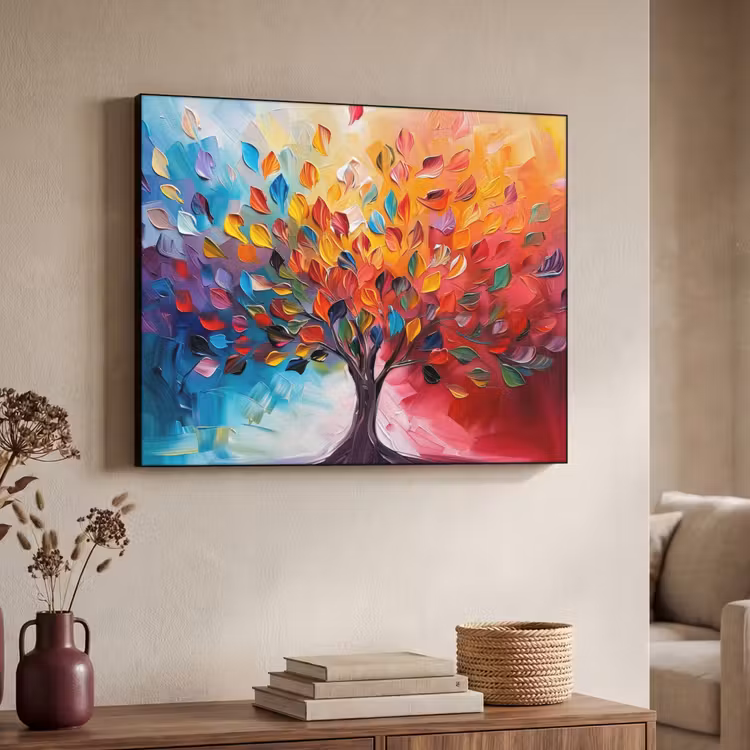 Art Frame - Boom - Levensboom - Kleurrijk - Abstract — 4