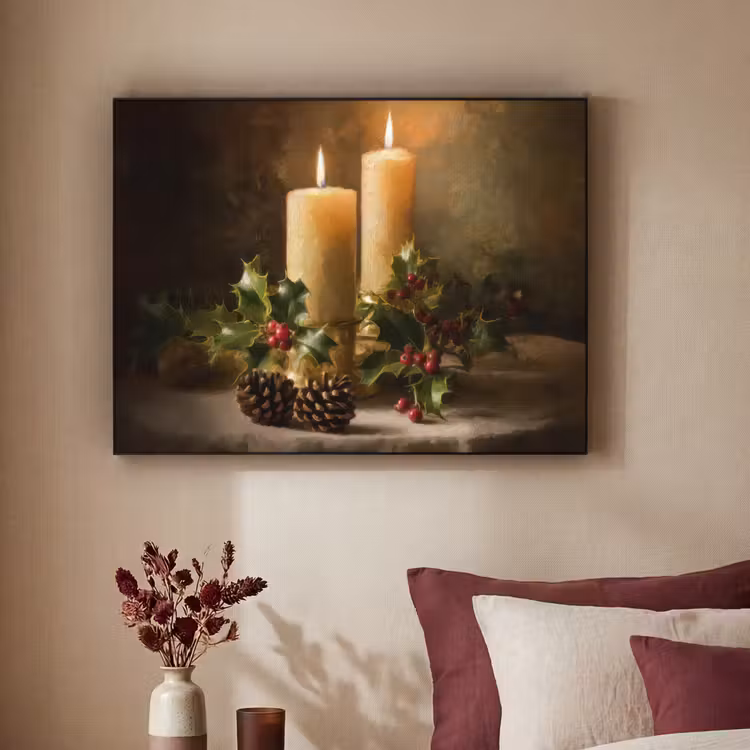 Art Frame - Kaarslicht - Kerst - Veelkleurig — 2