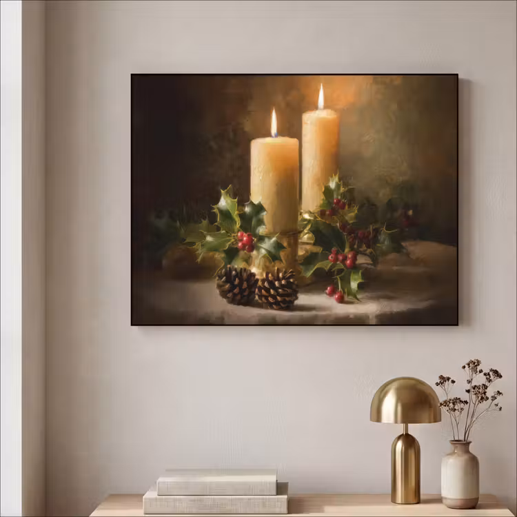 Art Frame - Kaarslicht - Kerst - Veelkleurig — 3