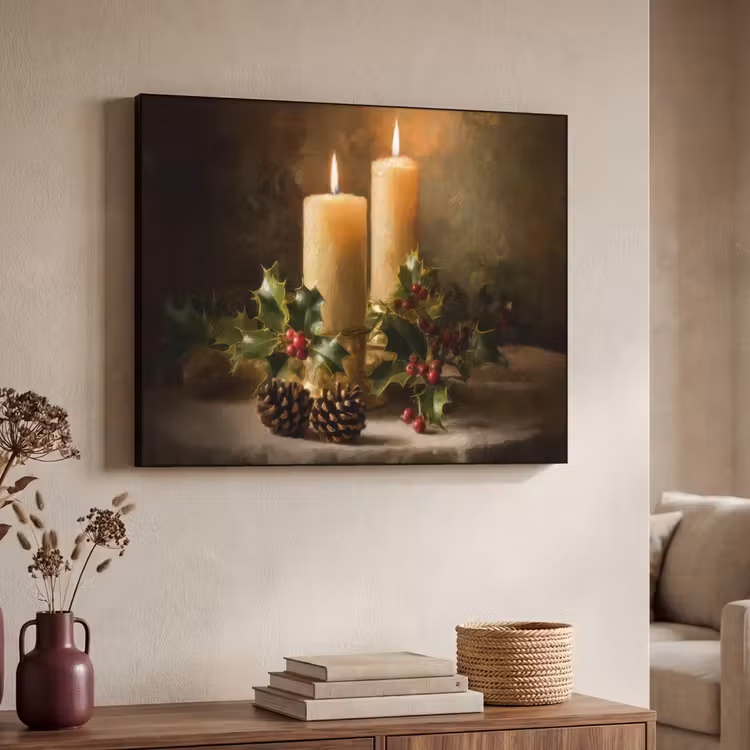 Art Frame - Kaarslicht - Kerst - Veelkleurig — 4