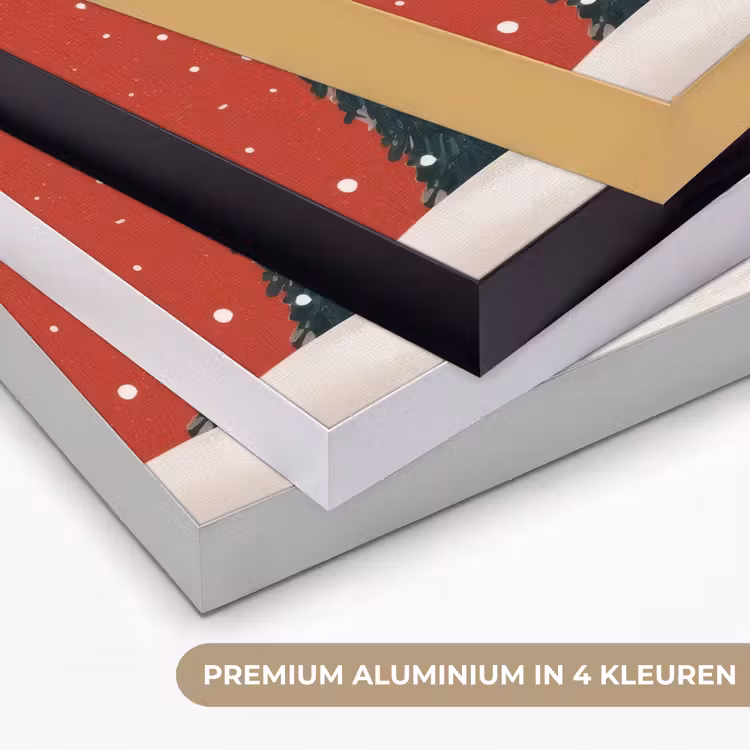 Art Frame - Kerstgroet - Sneeuw - Rood — 5