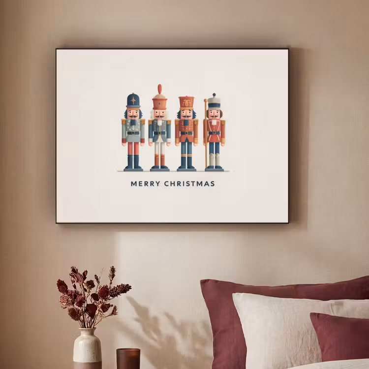 Art Frame - Notenkrakers - Minimalistisch - Kerst - Beige — 2