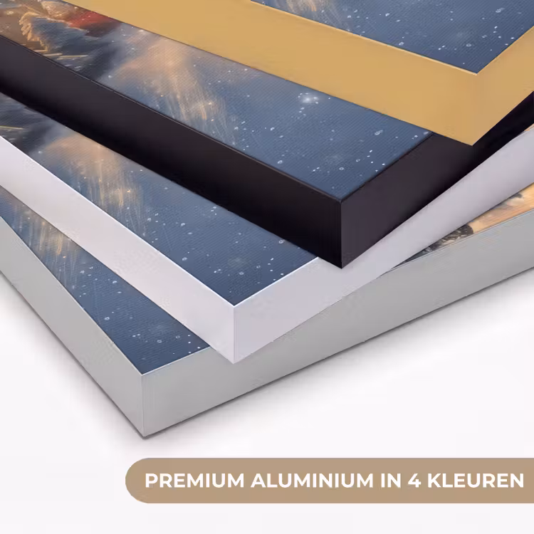 Art Frame - Kerstman - Dorp - Hert - Donker — 5