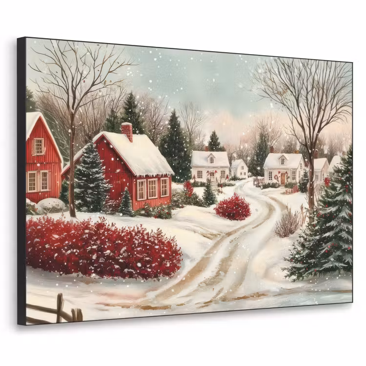 Art Frame - Kerstsfeer - Landelijk - Rood — 1