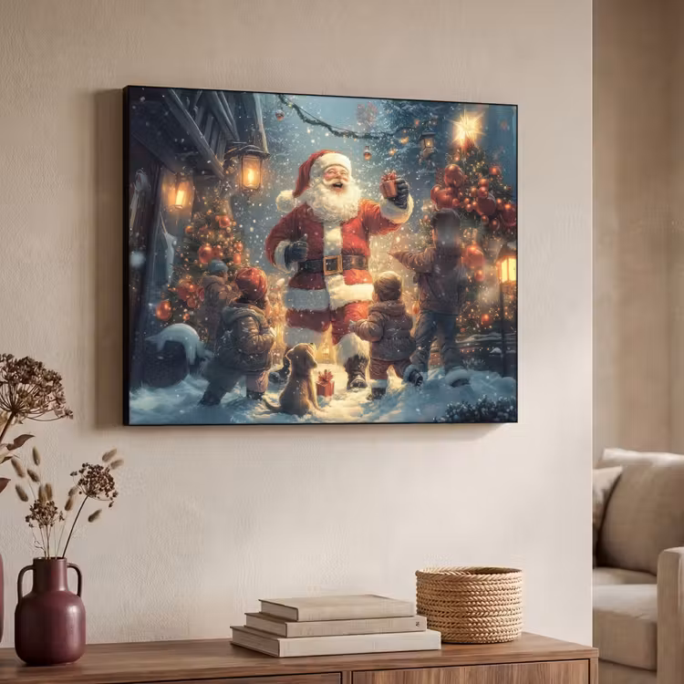 Art Frame - Kerstvreugde - Sneeuw - Kleurrijk — 4