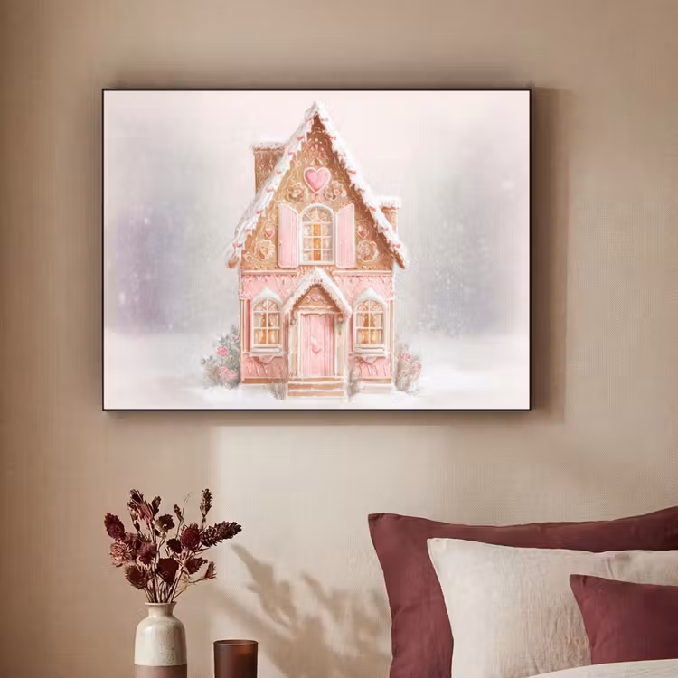 Art Frame - Huisje - Suiker - Pastel — 2