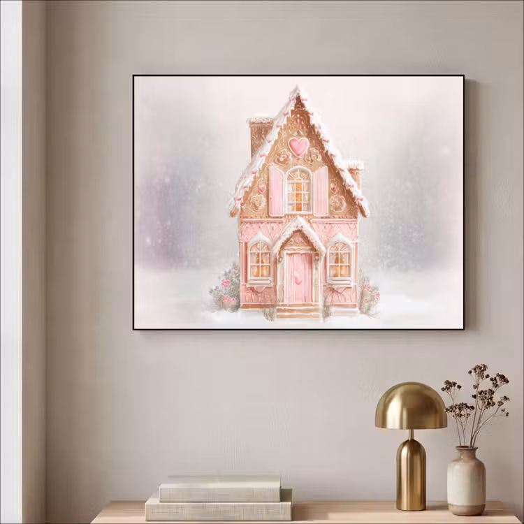 Art Frame - Huisje - Suiker - Pastel — 3