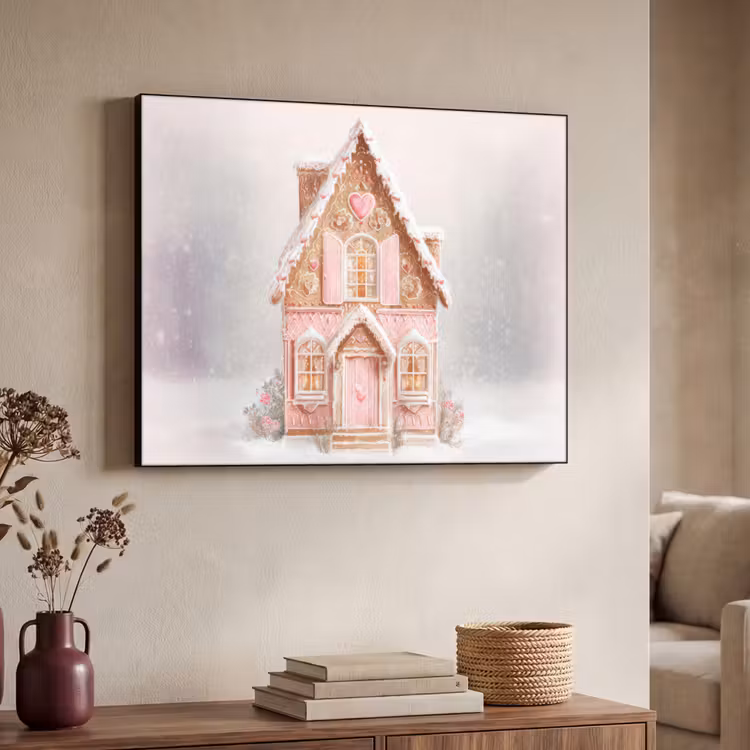 Art Frame - Huisje - Suiker - Pastel — 4