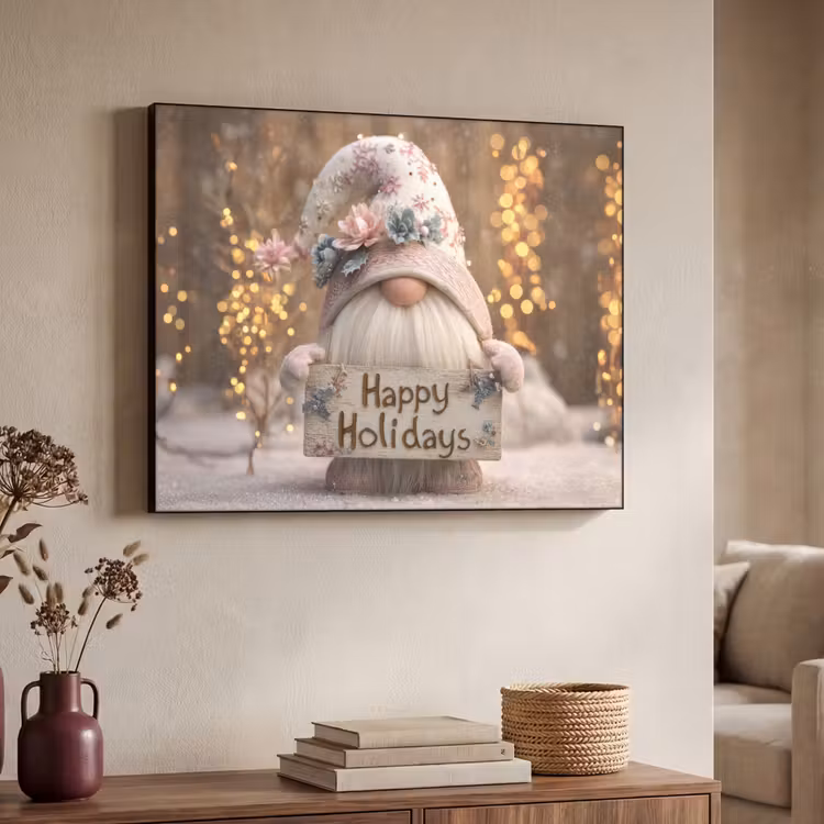 Art Frame - Kerst - Gnome - Bord - Kleurrijk — 4