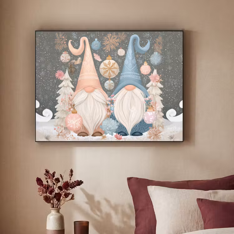 Art Frame - Kerst - Gnomen - Pastel — 2