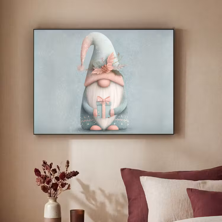 Art Frame - Kerstgnome - Cadeau - Groen — 2
