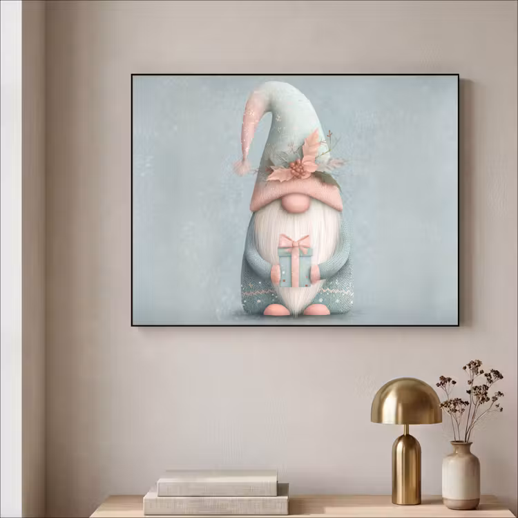 Art Frame - Kerstgnome - Cadeau - Groen — 3